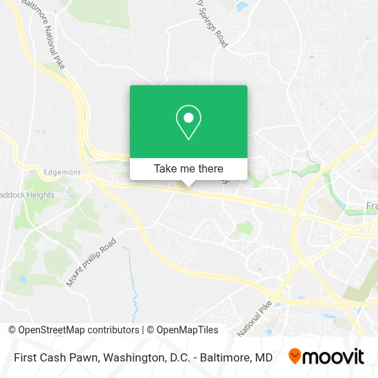 First Cash Pawn map