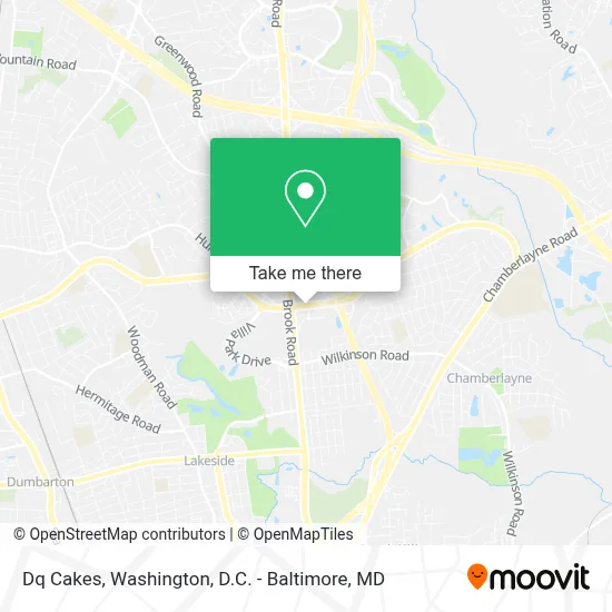 Dq Cakes map