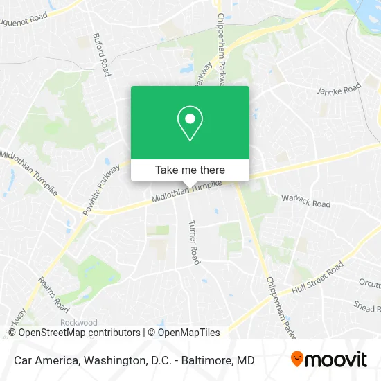 Car America map
