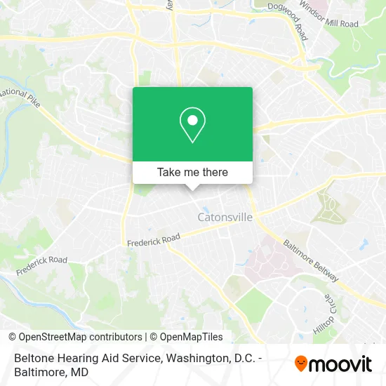 Beltone Hearing Aid Service map