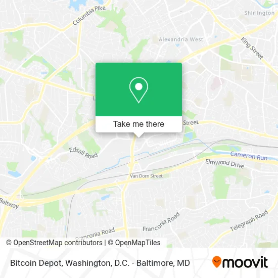 Bitcoin Depot map