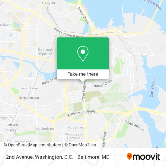 2nd Ave map