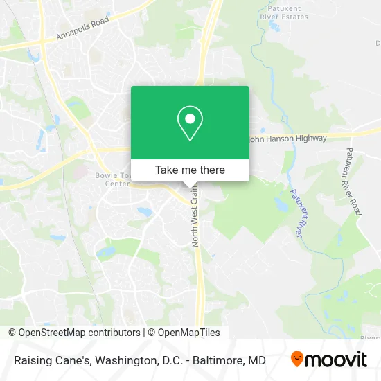Raising Cane's map
