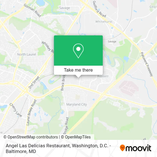Angel Las Delicias Restaurant map