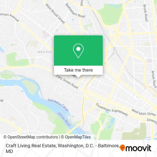 Craft Living Real Estate map