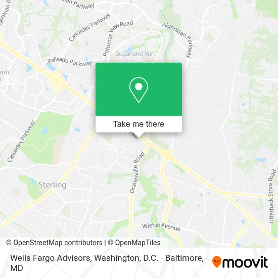 Wells Fargo Advisors map