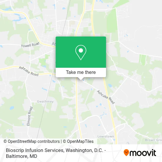 Bioscrip Infusion Services map