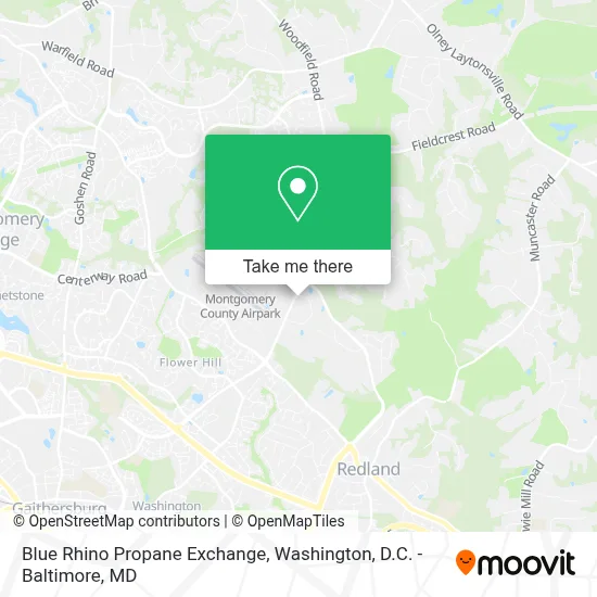 Blue Rhino Propane Exchange map