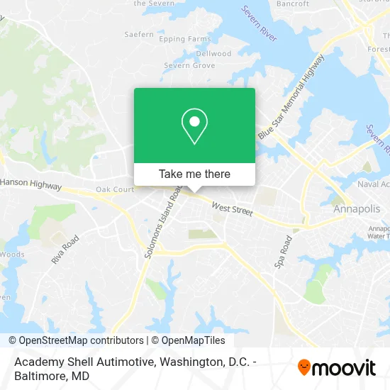 Academy Shell Autimotive map