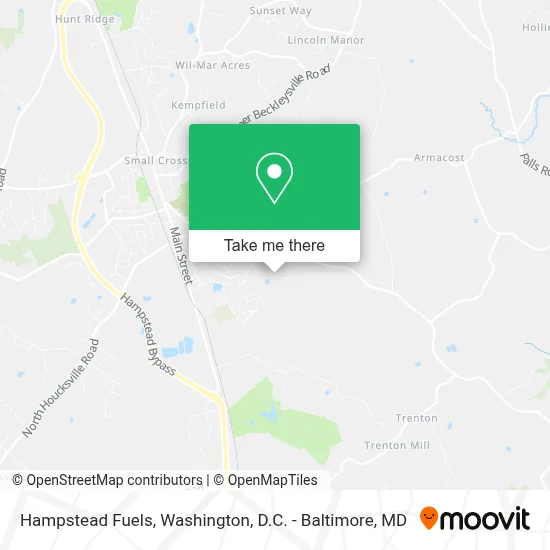 Hampstead Fuels map