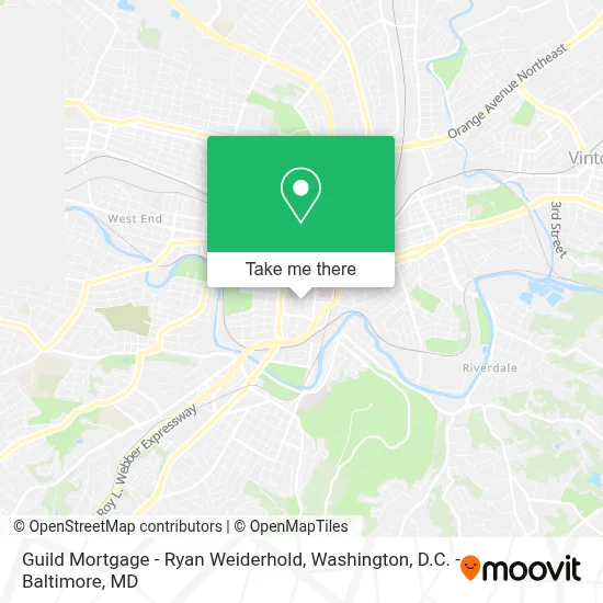 Guild Mortgage - Ryan Weiderhold map