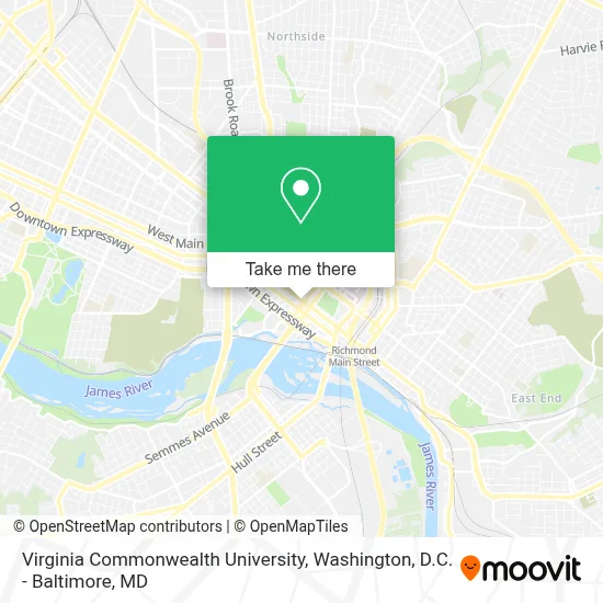 Virginia Commonwealth University map