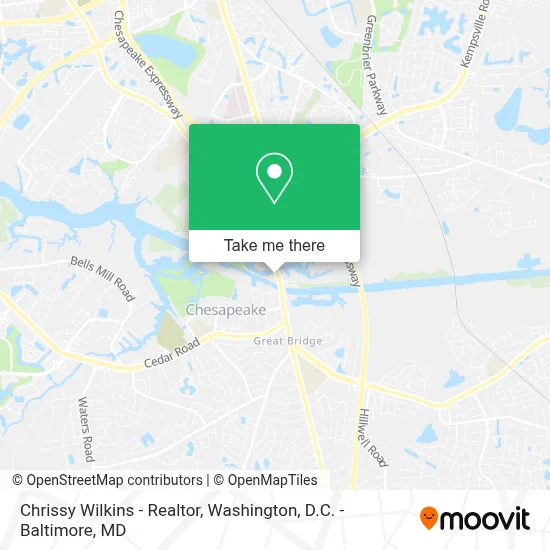 Chrissy Wilkins - Realtor map