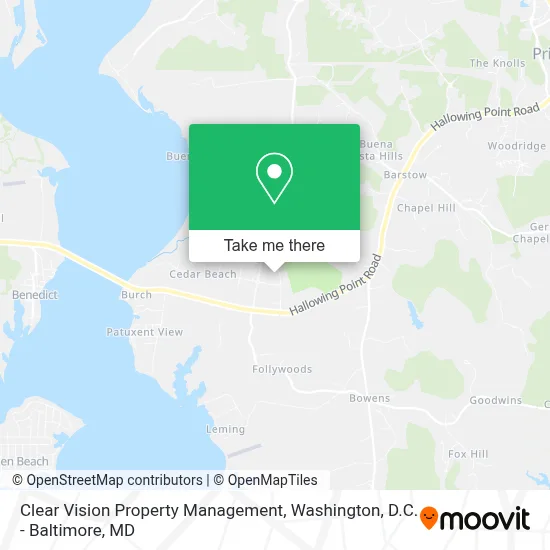 Clear Vision Property Management map