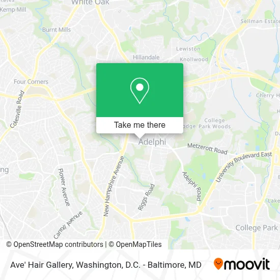 Ave' Hair Gallery map