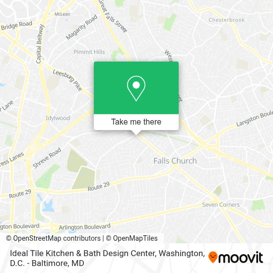 Ideal Tile Kitchen & Bath Design Center map