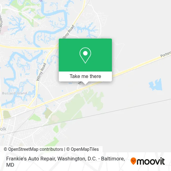 Frankie's Auto Repair map