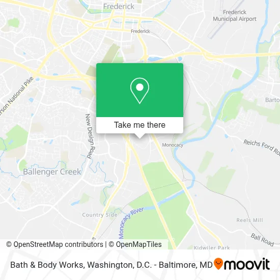 Bath & Body Works map