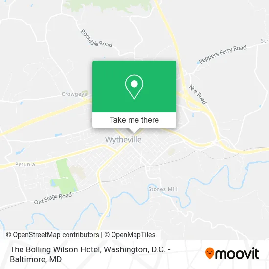 The Bolling Wilson Hotel map