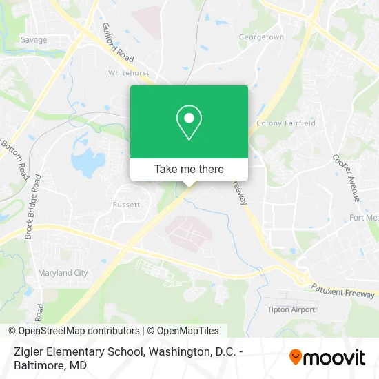 Zigler Elementary School map