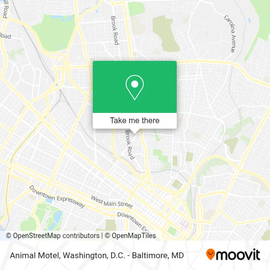 Animal Motel map