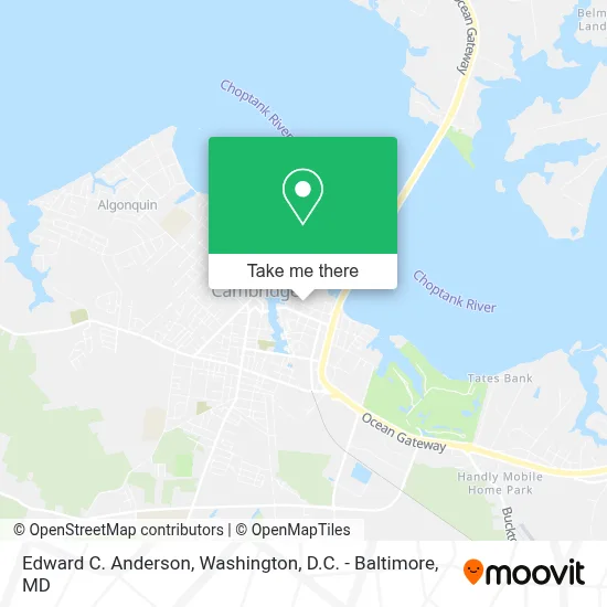 Edward C. Anderson map