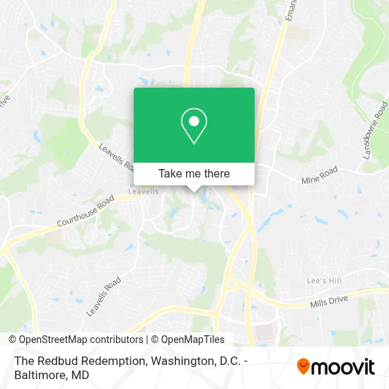 The Redbud Redemption map