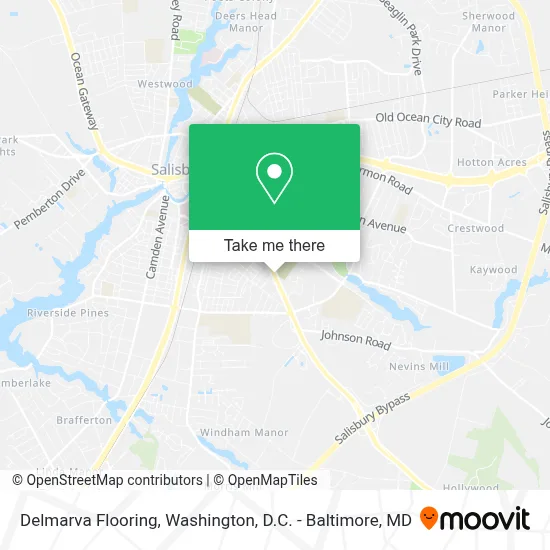 Delmarva Flooring map