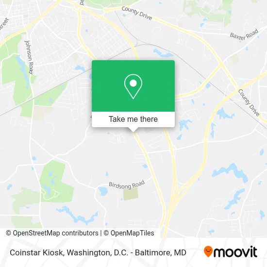 Coinstar Kiosk map