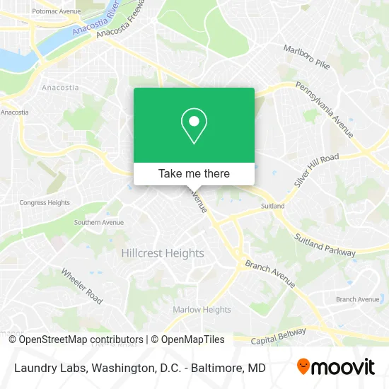 Laundry Labs map