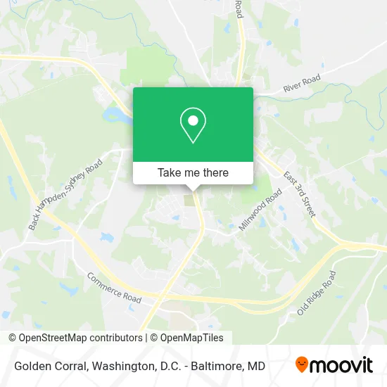 Golden Corral map