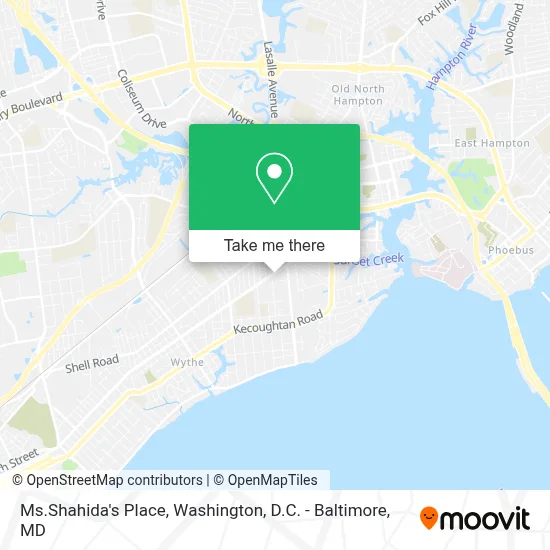 Ms.Shahida's Place map
