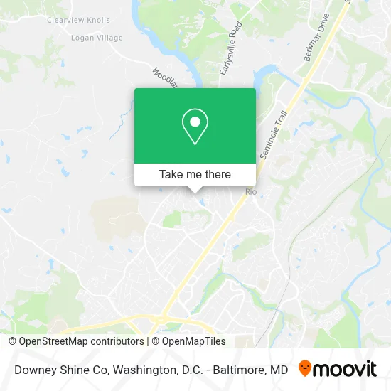 Downey Shine Co map