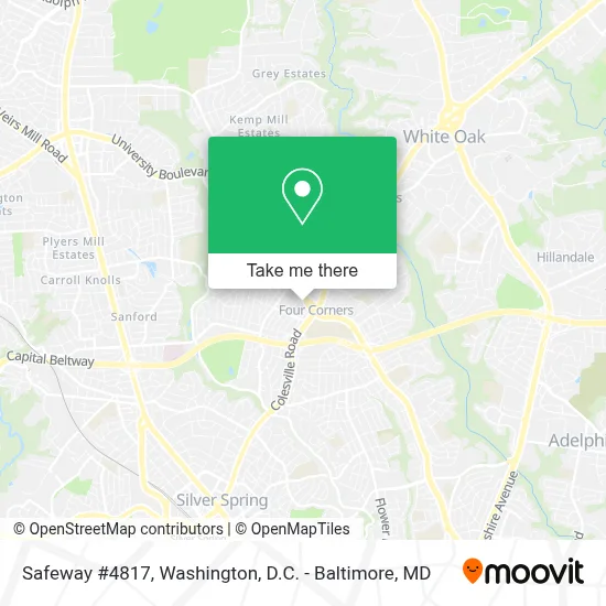 Safeway #4817 map