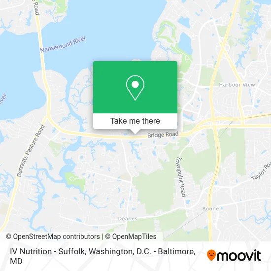 IV Nutrition - Suffolk map