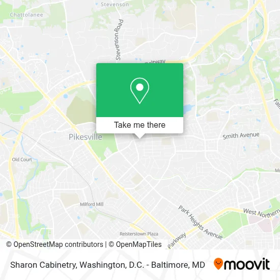 Sharon Cabinetry map