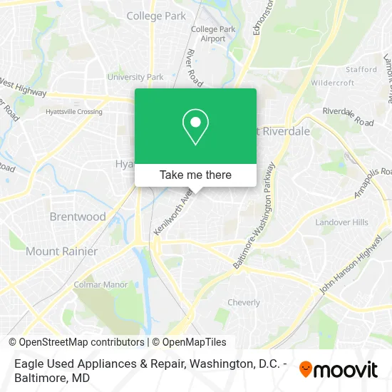 Eagle Used Appliances & Repair map