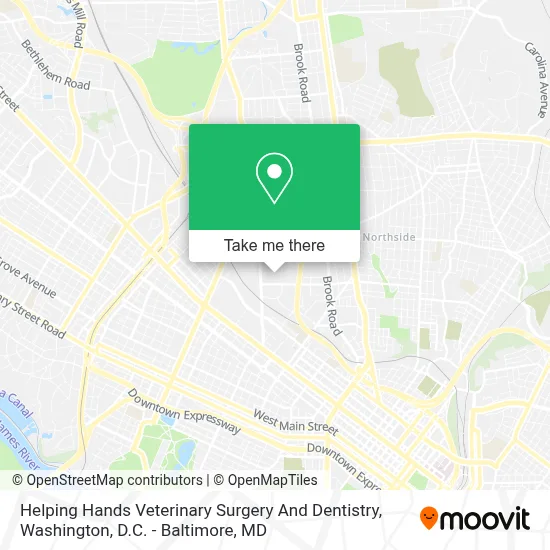 Helping Hands Veterinary Surgery And Dentistry map
