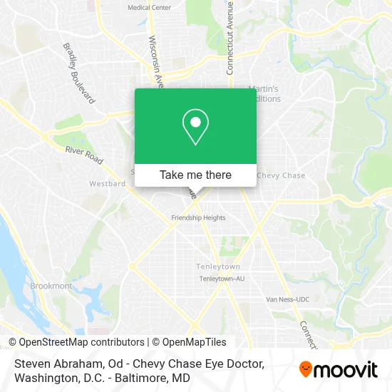 Steven Abraham, Od - Chevy Chase Eye Doctor map