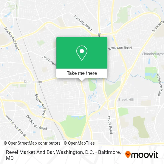 Revel Market And Bar map