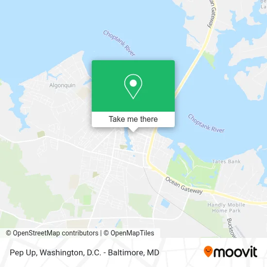 Pep Up map