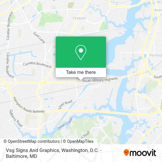 Vsg Signs And Graphics map