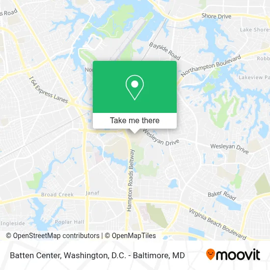 Batten Center map