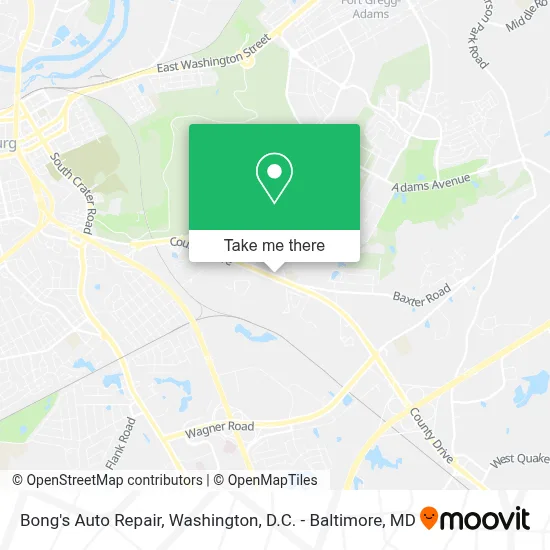 Bong's Auto Repair map