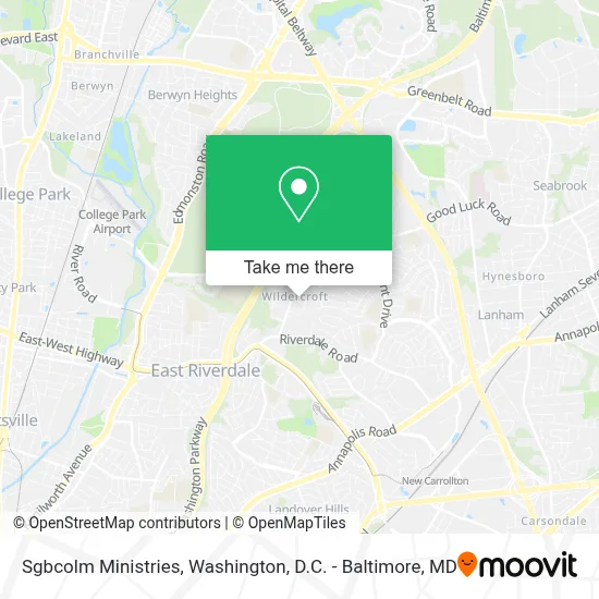 Sgbcolm Ministries map
