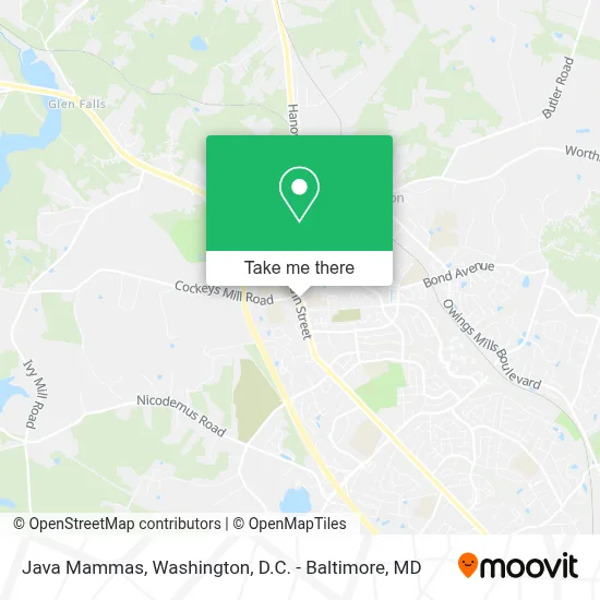 Java Mammas map