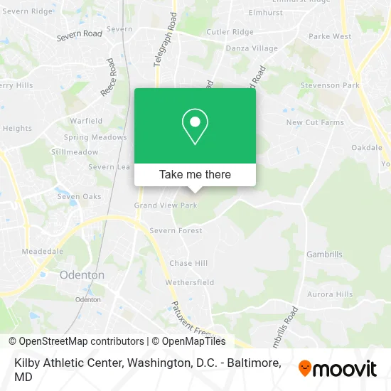 Kilby Athletic Center map