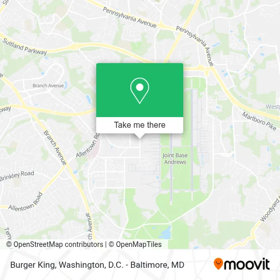Burger King map