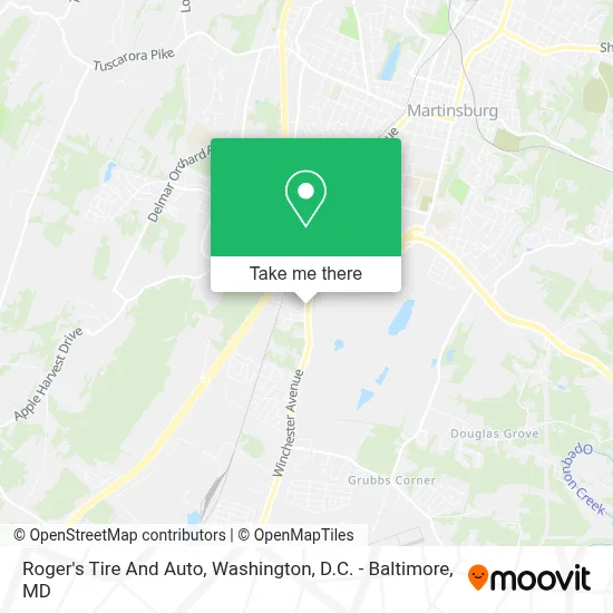 Roger's Tire And Auto map