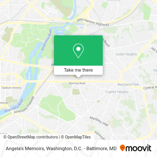 Angela's Memoirs map